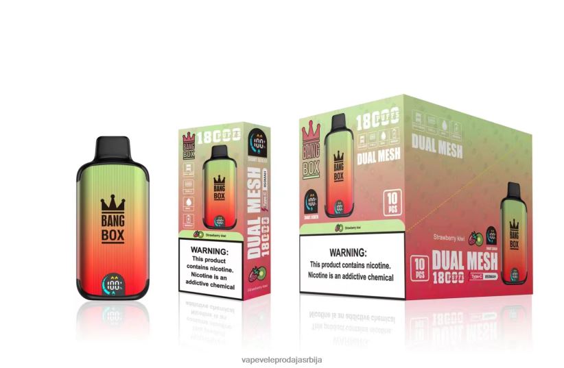 Bang Box 18000 пуффс 20HXT492 - Vape Srbija Cena киви од јагоде