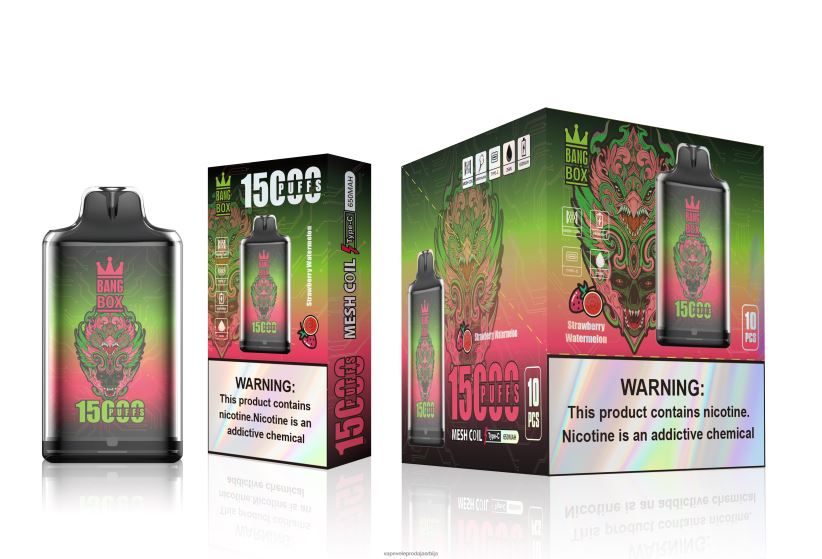 Bang Box с1-15000 пуффс 20HXT4103 - Vape Cigarete Cena јагода лубеница