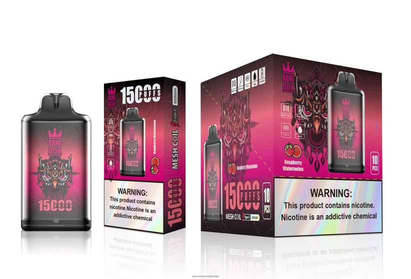 Bang Box с1-15000 пуффс 20HXT4105 - Vape Без Никотина малина лубеница