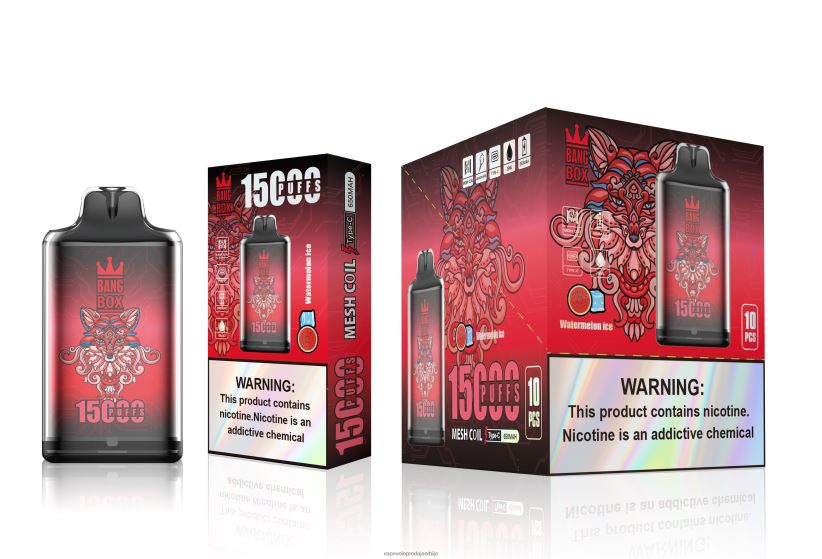 Bang Box с1-15000 пуффс 20HXT4106 - Vape Bez Nikotina Cijena лед од лубенице