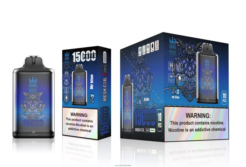 Bang Box с1-15000 пуффс 20HXT4109 - Vape Shop Beograd мр блуе