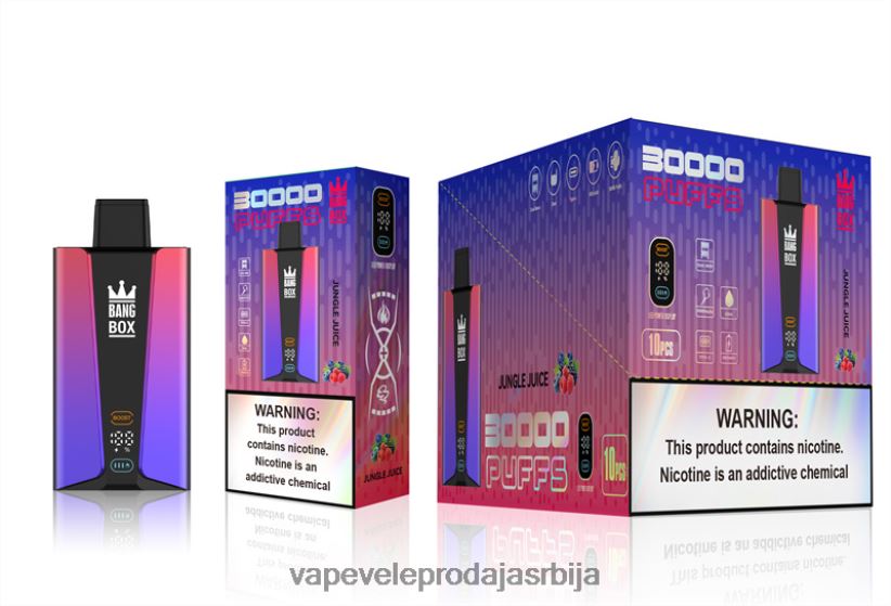 Bang Box Паметни екран са 30000 удисаја 20HXT478 - Vape Shop Valjevo сок од џунгле