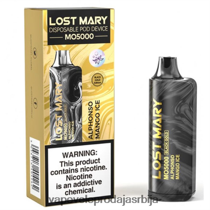 алпхонсо манго лед 0JP8TF342 - Vape Cigarete Cena LOST MARY MO5000 црно злато 10 мл