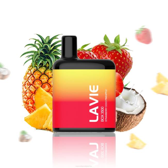 LAVIE BOX 3500 пуффс 68H8207 | Vape Без Никотина јагода кокос ананас